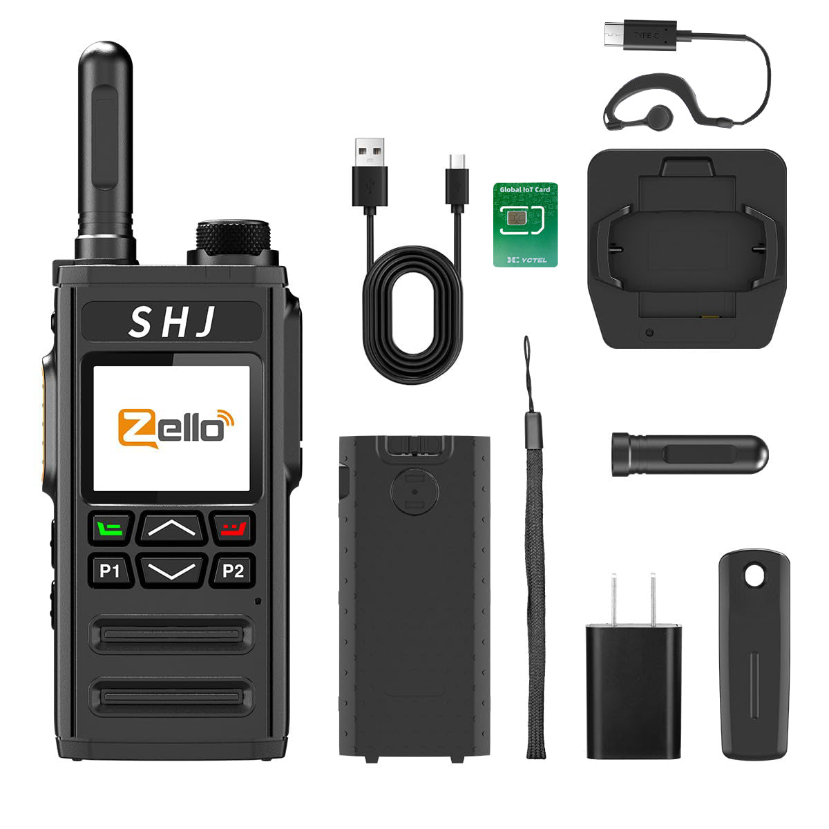 Zello 4G LTE WiFi PoC device product close-up