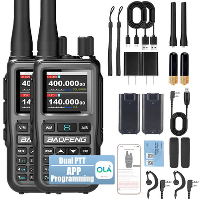 Baofeng UV-5R Mini Ham Radio with Airband and USB-C
