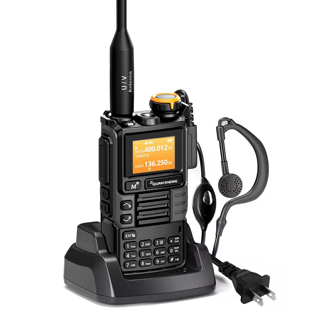 QUANSHENG UV-K5(99) walkie talkie handheld size view