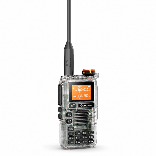 QUANSHENG UV-K5(99) Multi-Band Walkie Talkie - USB-C Version front view