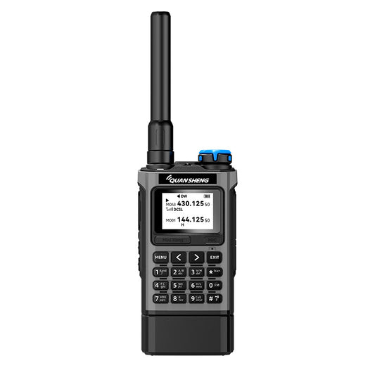 QUANSHENG UV-K1 Walkie Talkie with 2500mAh Battery and Air Band front view