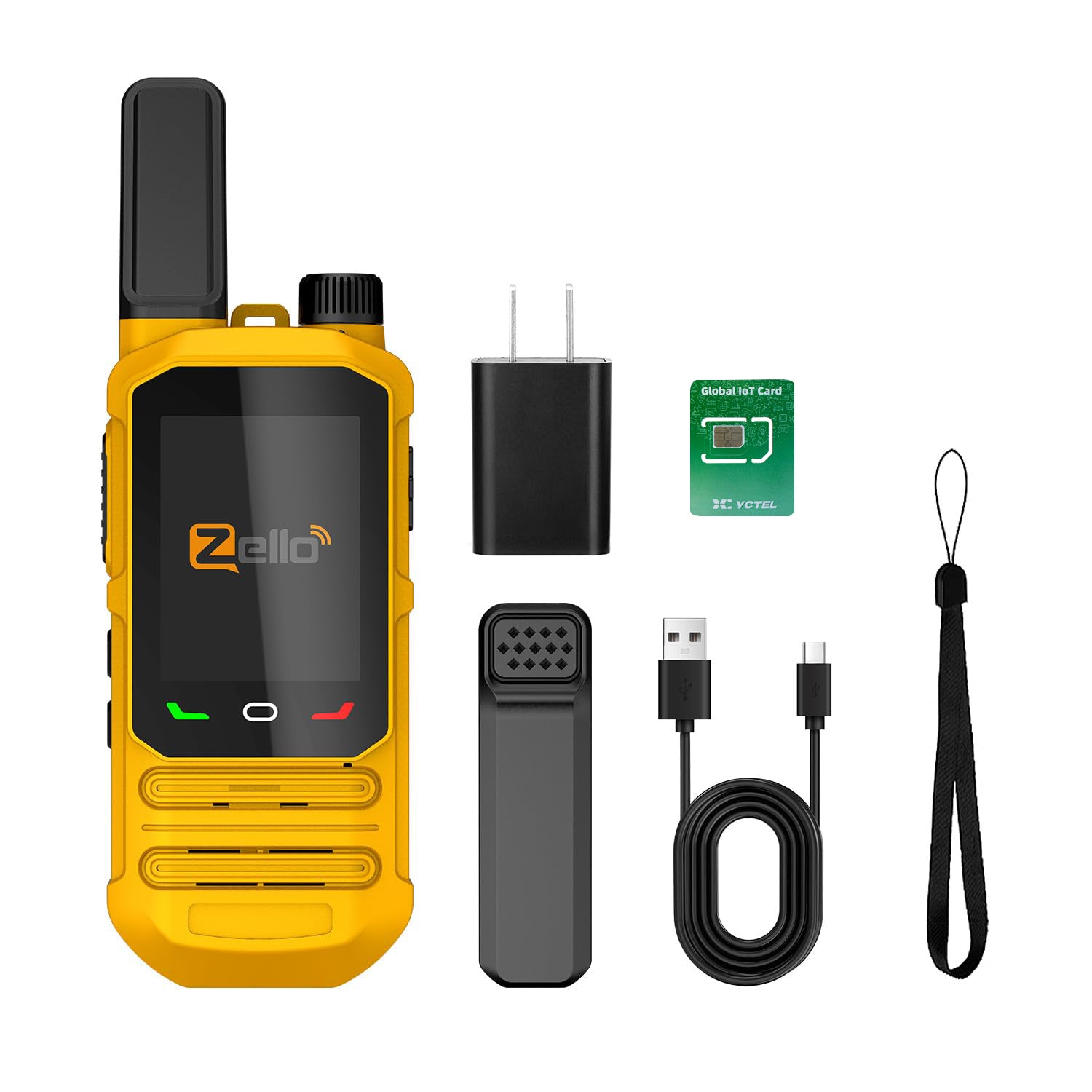 SHJ 360 4G LTE PoC radio handheld size view