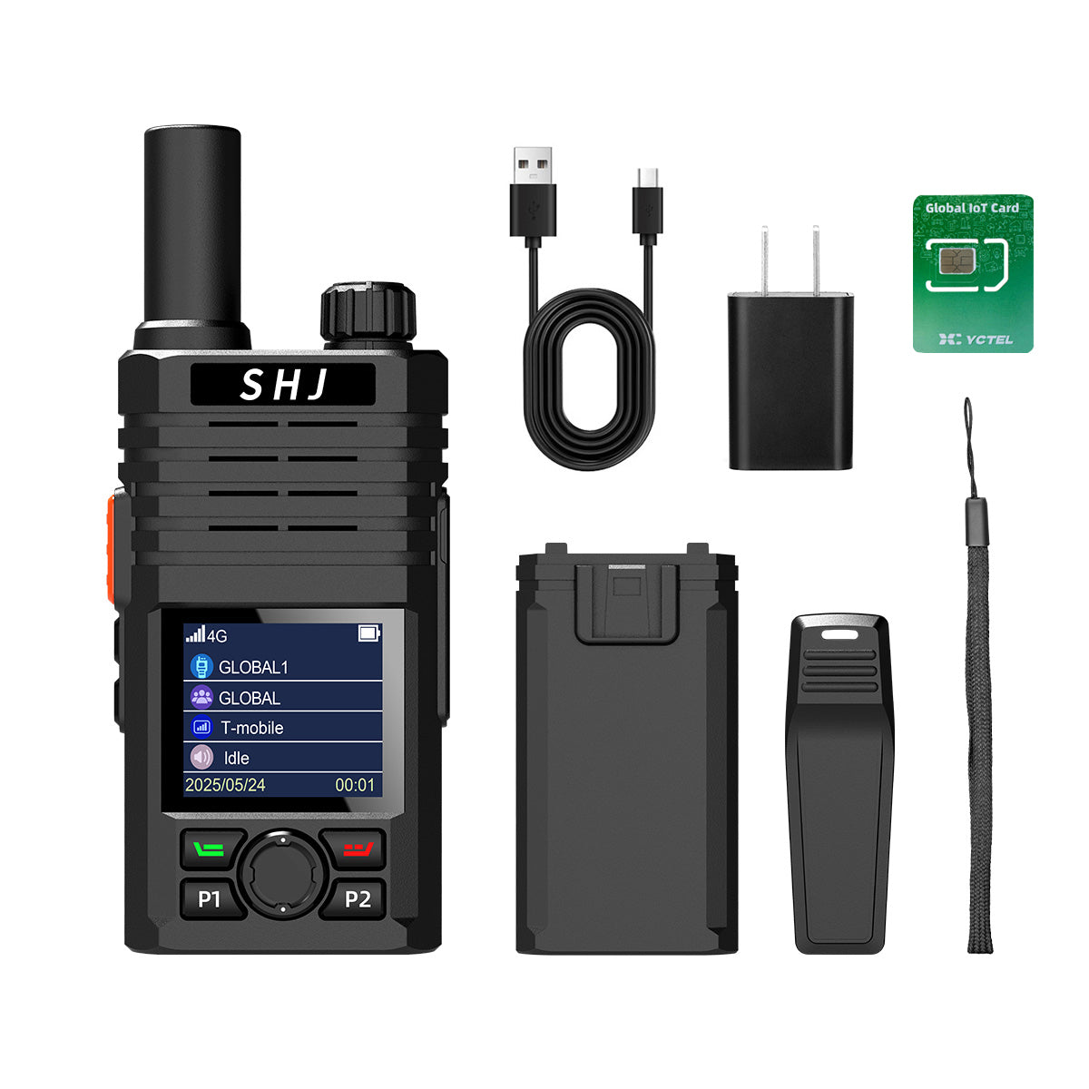 Zello 4G LTE WiFi PoC device package contents