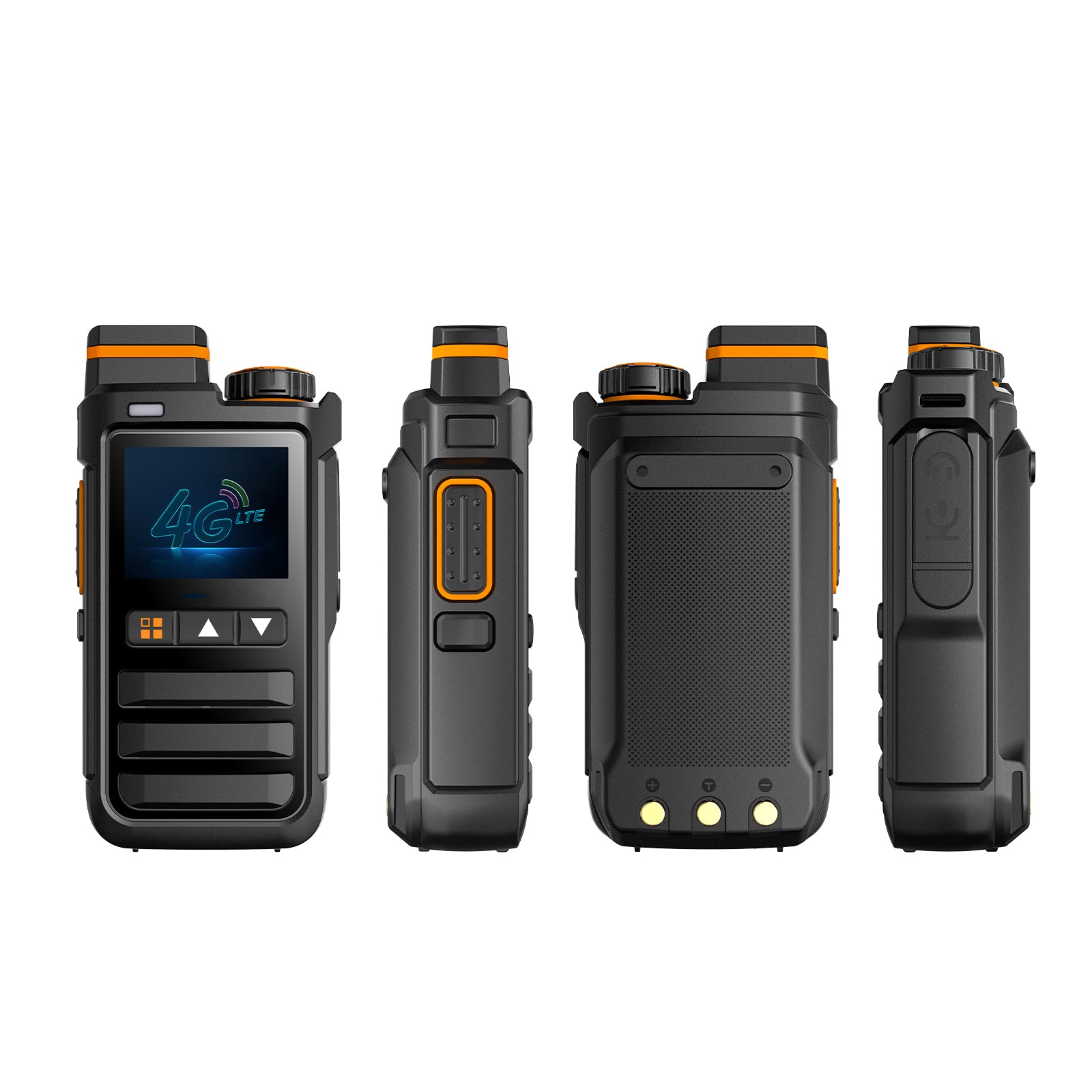KPBAB 4G LTE PoC radio battery and charging view
