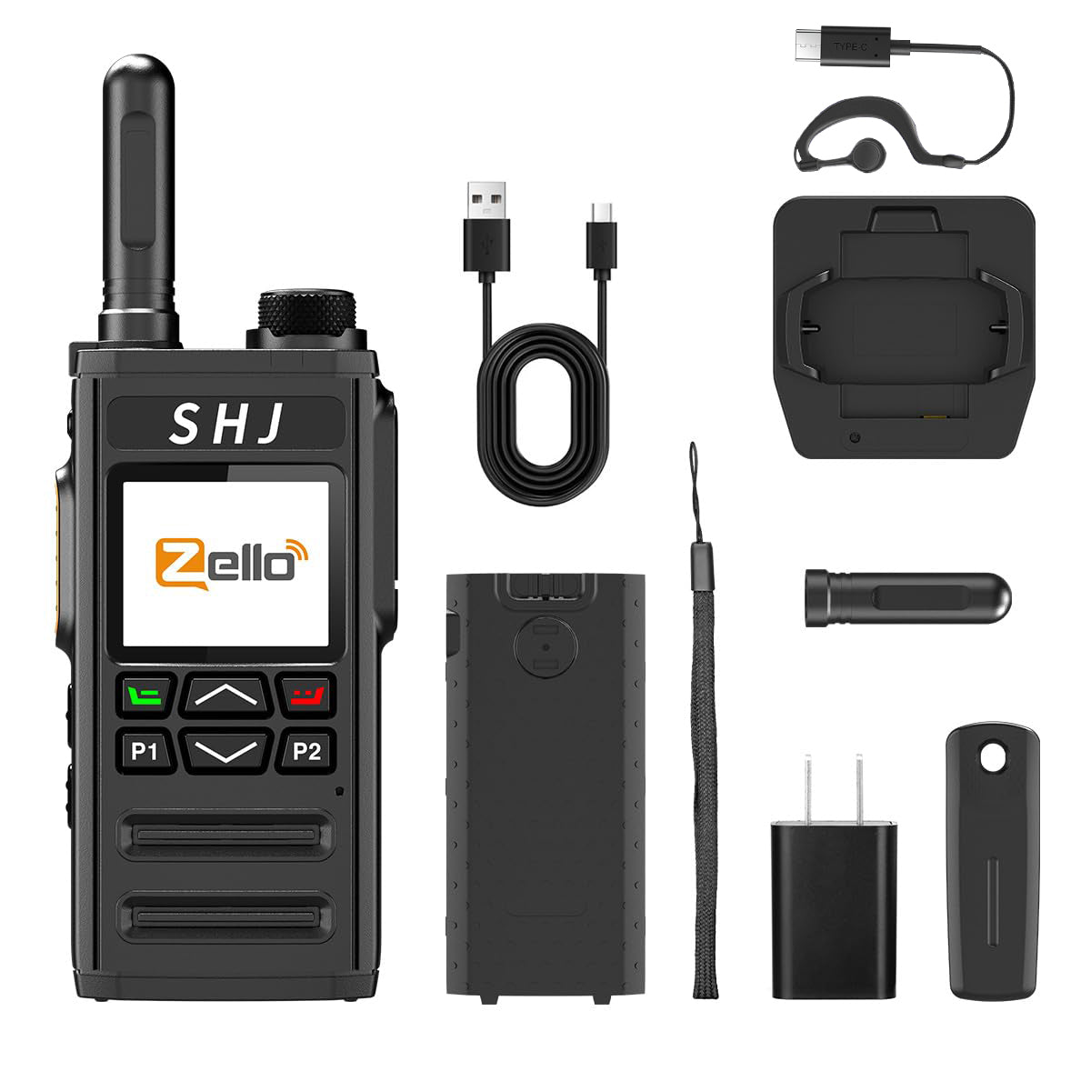 Zello 4G LTE WiFi PoC device rear view