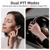 Wireless Intercom Headset with K-Head Bluetooth Adapter & PTT, 10H Battery, Noise Cancelling for Baofeng/Kenwood thumbnail