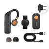 Wireless Intercom Headset with K-Head Bluetooth Adapter & PTT, 10H Battery, Noise Cancelling for Baofeng/Kenwood thumbnail