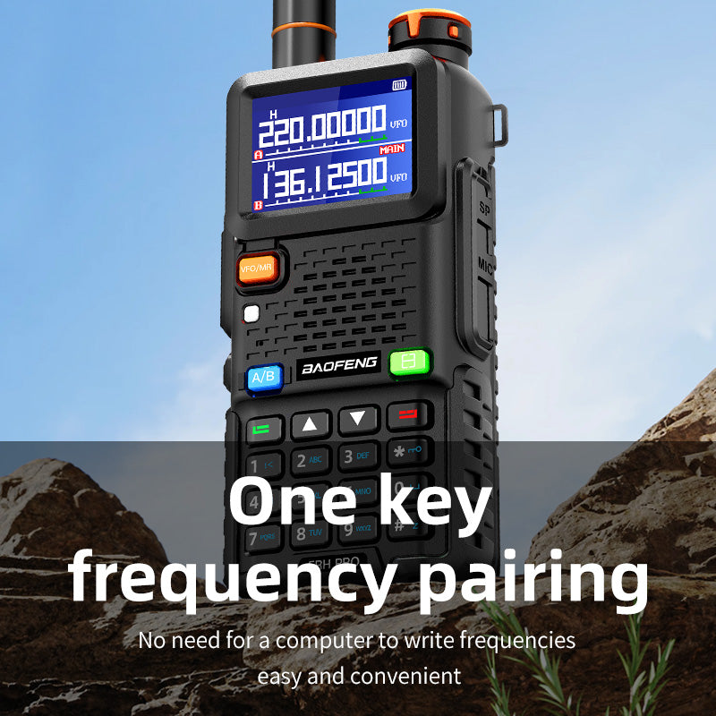 Baofeng UV-5RH Pro ham radio air band feature detail