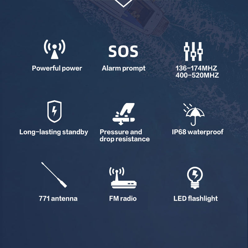 Baofeng UV98 Pro walkie talkie display and keypad detail