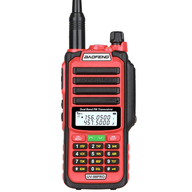 BaoFeng UV98 Pro Walkie Talkie Professional UV98 V2 Plus 10W Powerful Waterproof VHF UHF Dual Band Two Way Radio