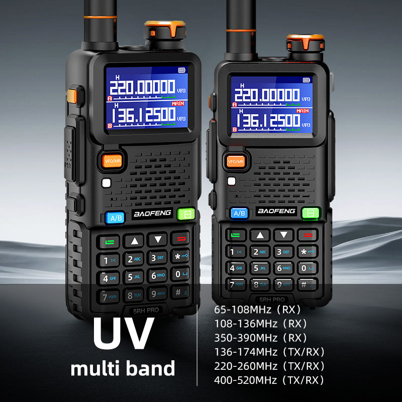 Baofeng UV-5RH Pro ham radio USB-C charging detail