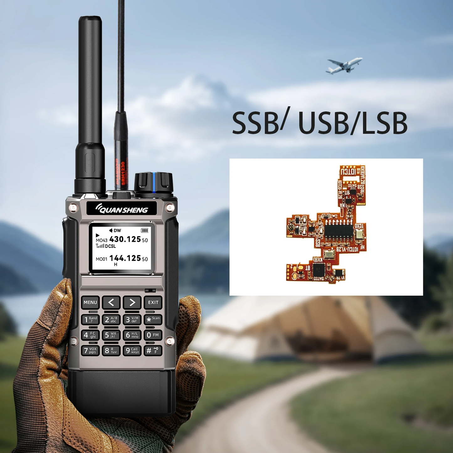 IOTCU Bluetooth shortwave SSB PCB mod kit product detail view