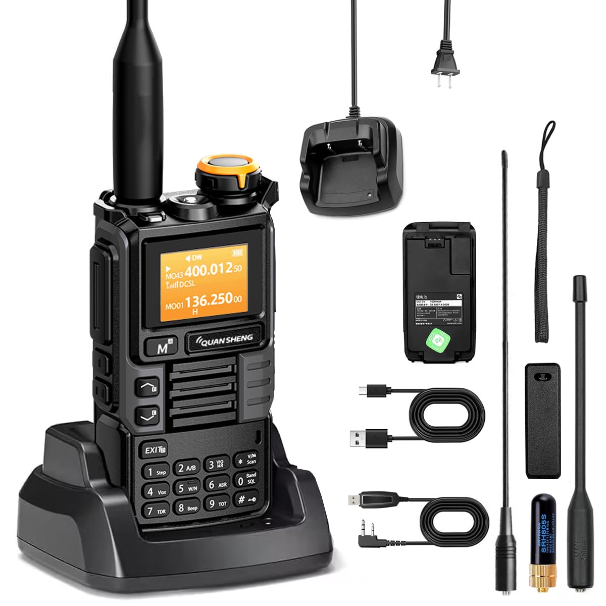 QUANSHENG UV-K5(99) walkie talkie outdoor communication use
