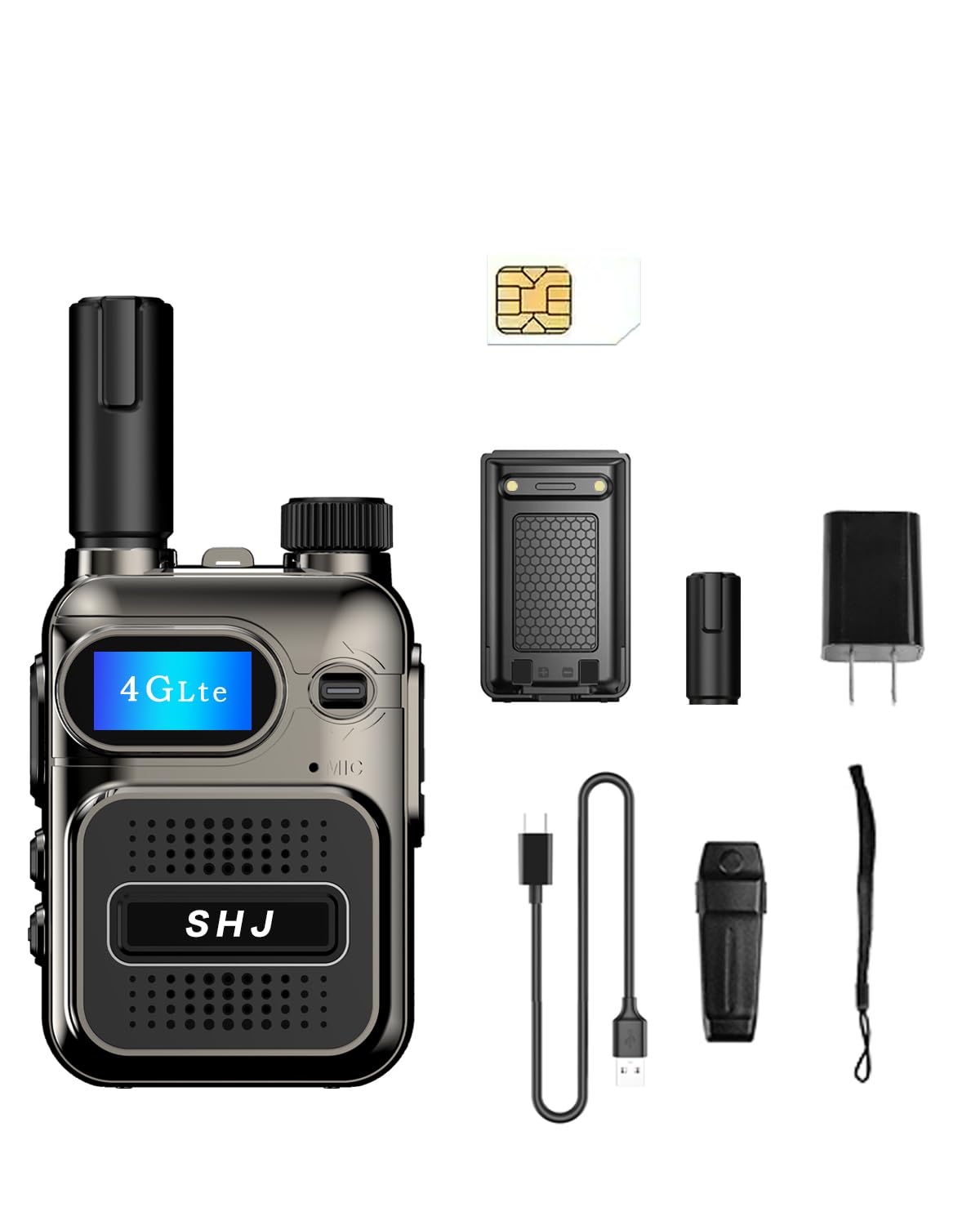 SHJ 4G PoC radio product close-up