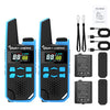 QUANSHENG Walkie Talkies Long Range Rechargeable - TG-FR1 Two Way Radios with Earpieces, NOAA Weather Alert, USB-C, VOX Hands-Free, Privacy Codes & Flashlight for Hiking Camping (2 Pack) thumbnail