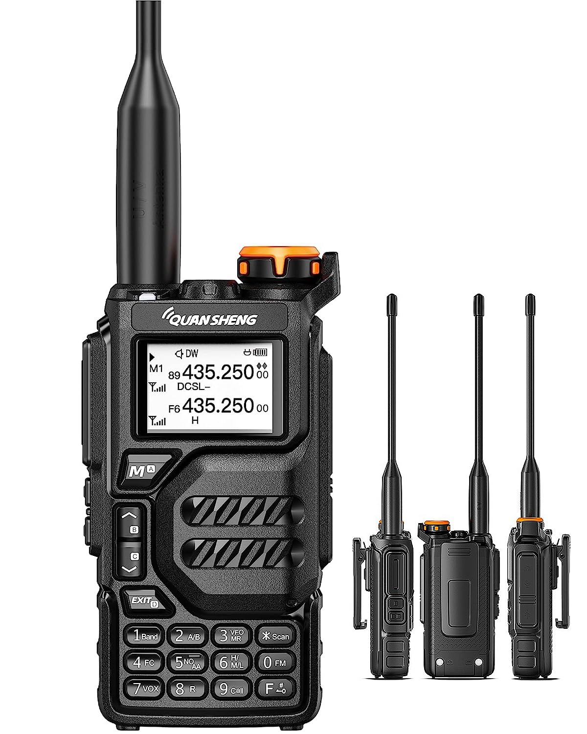 QUANSHENG UV-K5 ham radio side view