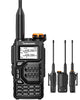 QUANSHENG UV-K5 Handfunkgerät, 5W Dual-Band-Funkgerät, Flugfunkempfang (AM/FM), NOAA Wetterwarnung, USB Typ-C wiederaufladbare Walkie-Talkies mit großer Reichweite für Erwachsene Überlebensausrüstung (Schwarz) thumbnail