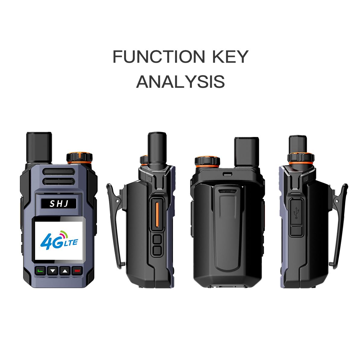Super PTT Mini 4G LTE PoC walkie talkie package contents