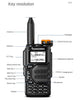 QUANSHENG UV-K5 Handfunkgerät, 5W Dual-Band-Funkgerät, Flugfunkempfang (AM/FM), NOAA Wetterwarnung, USB Typ-C wiederaufladbare Walkie-Talkies mit großer Reichweite für Erwachsene Überlebensausrüstung (Schwarz) thumbnail