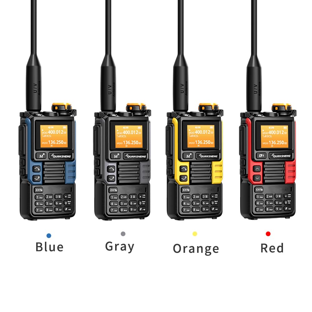 QUANSHENG UV-K5(99) walkie talkie display and keypad detail