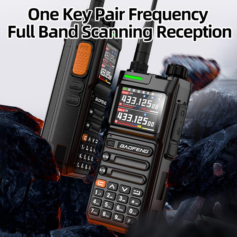 Baofeng UV26 walkie talkie air band feature detail