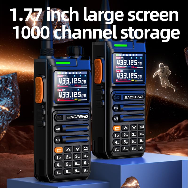 Baofeng UV26 walkie talkie USB-C charging detail