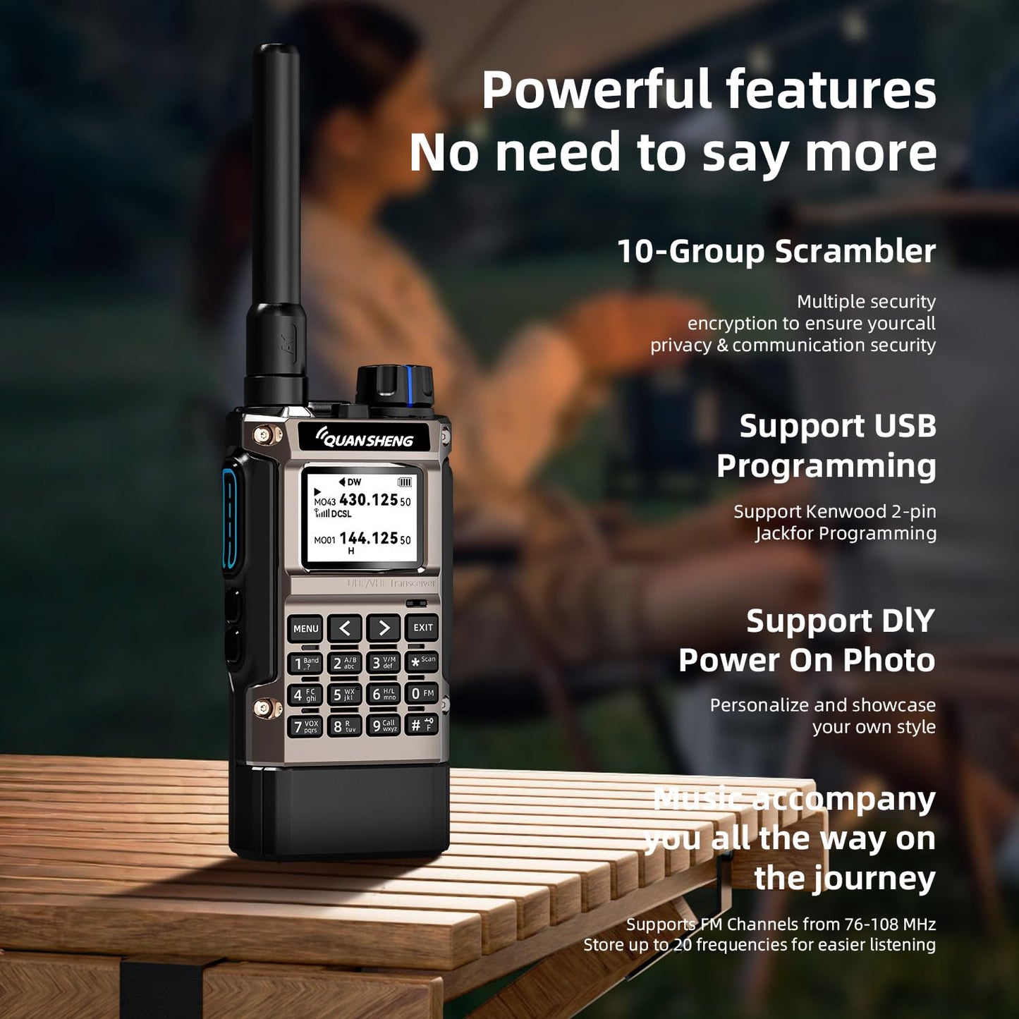 QUANSHENG UV-K1 ham radio kit accessories