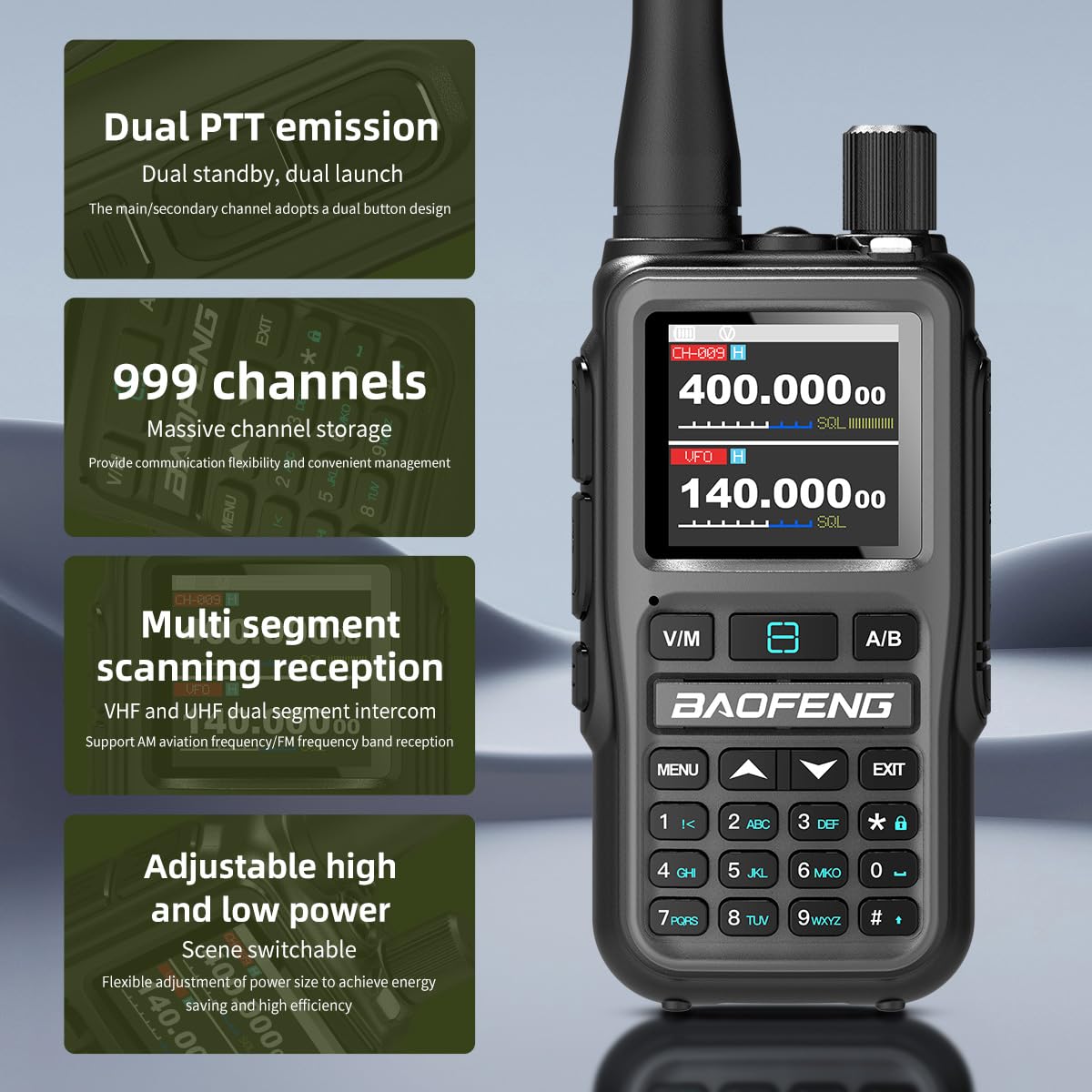 Baofeng UV-5R Mini ham radio kit accessories