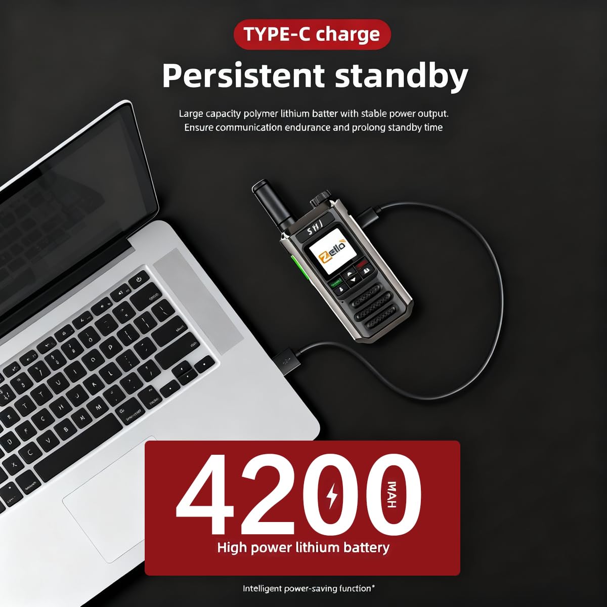 Mini 4G LTE PoC walkie talkie package contents