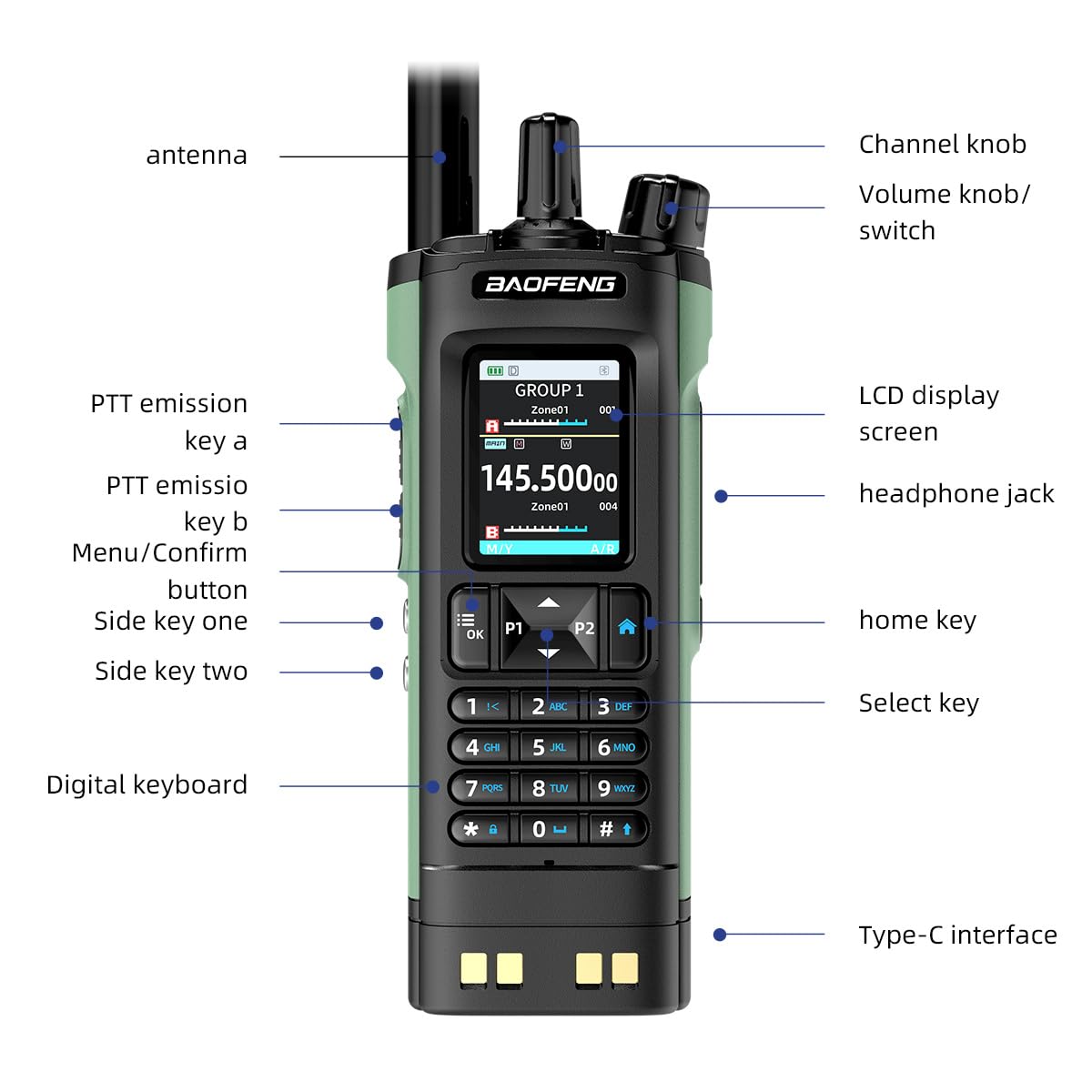 Baofeng UV-32 ham radio outdoor communication use