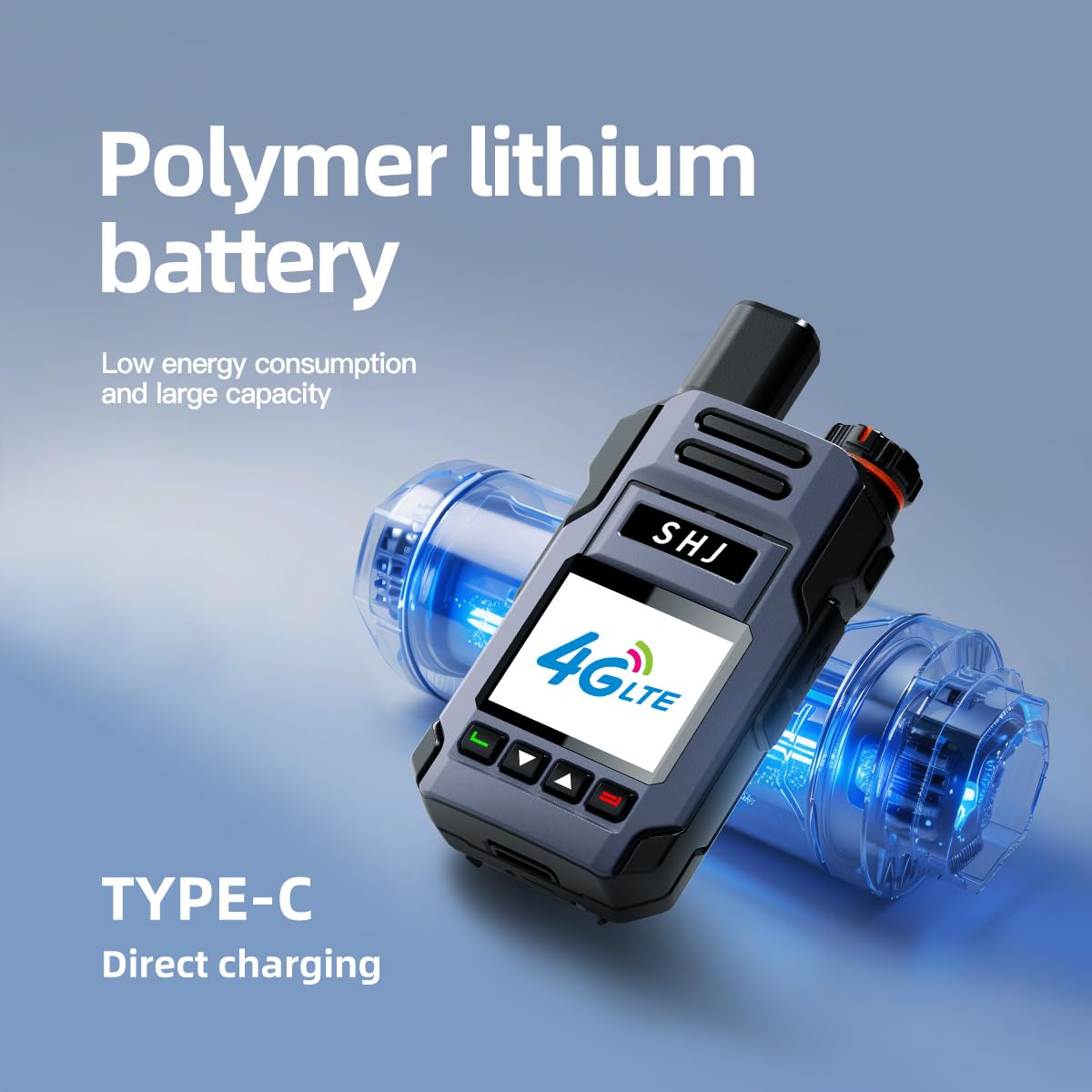 Super PTT Mini 4G LTE PoC walkie talkie kit accessories